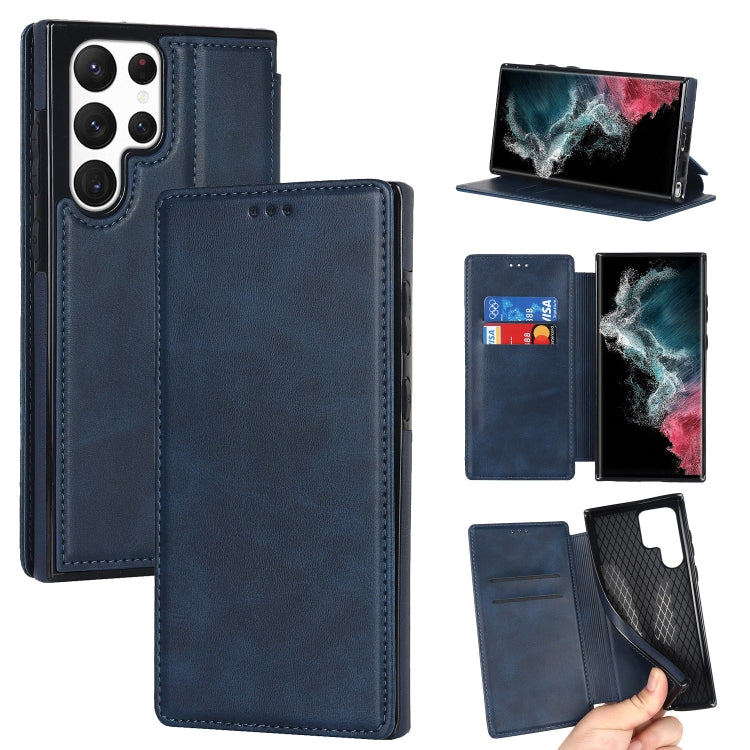 Knight Magnetic Suction Leather Phone Case, For Samsung Galaxy S22 5G, For Samsung Galaxy S22+ 5G, For Samsung Galaxy S22 Ultra 5G, For Samsung Galaxy S21 5G, For Samsung Galaxy S21+ 5G, For Samsung Galaxy S21 Ultra 5G, For Samsung Galaxy S20          ...