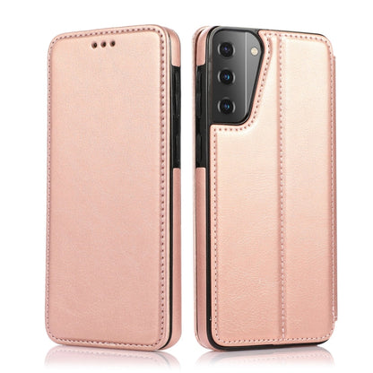 Knight Magnetic Suction Leather Phone Case, For Samsung Galaxy S22 5G, For Samsung Galaxy S22+ 5G, For Samsung Galaxy S22 Ultra 5G, For Samsung Galaxy S21 5G, For Samsung Galaxy S21+ 5G, For Samsung Galaxy S21 Ultra 5G, For Samsung Galaxy S20          ...