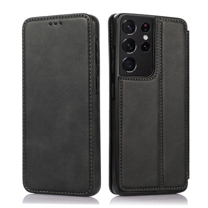 Knight Magnetic Suction Leather Phone Case, For Samsung Galaxy S22 5G, For Samsung Galaxy S22+ 5G, For Samsung Galaxy S22 Ultra 5G, For Samsung Galaxy S21 5G, For Samsung Galaxy S21+ 5G, For Samsung Galaxy S21 Ultra 5G, For Samsung Galaxy S20          ...