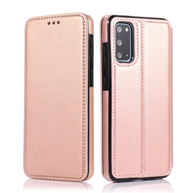 Knight Magnetic Suction Leather Phone Case, For Samsung Galaxy S22 5G, For Samsung Galaxy S22+ 5G, For Samsung Galaxy S22 Ultra 5G, For Samsung Galaxy S21 5G, For Samsung Galaxy S21+ 5G, For Samsung Galaxy S21 Ultra 5G, For Samsung Galaxy S20          ...