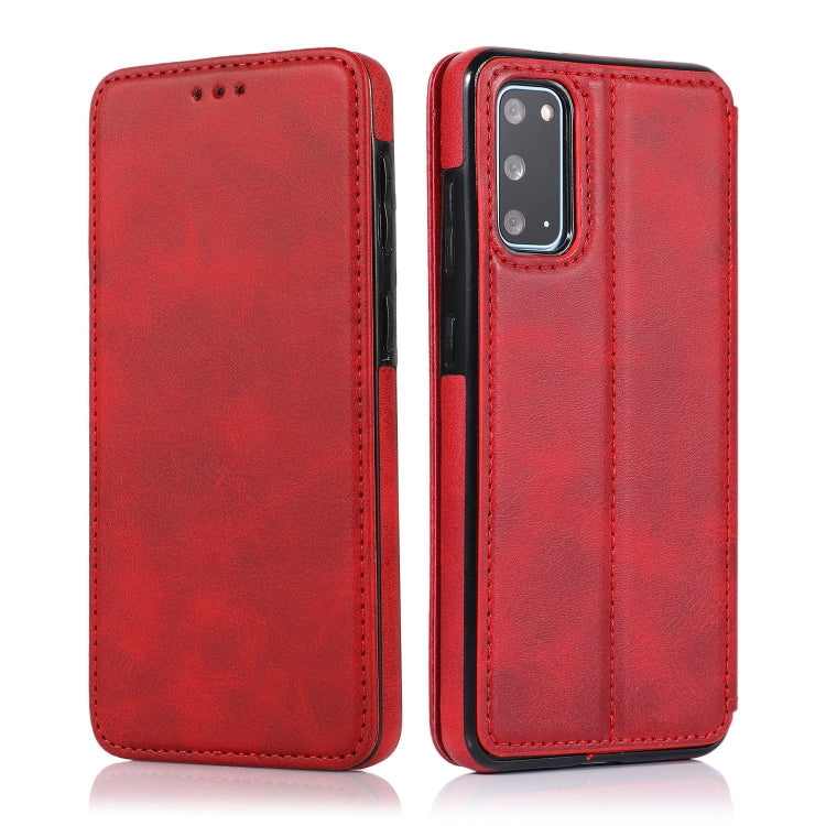 Knight Magnetic Suction Leather Phone Case, For Samsung Galaxy S22 5G, For Samsung Galaxy S22+ 5G, For Samsung Galaxy S22 Ultra 5G, For Samsung Galaxy S21 5G, For Samsung Galaxy S21+ 5G, For Samsung Galaxy S21 Ultra 5G, For Samsung Galaxy S20          ...