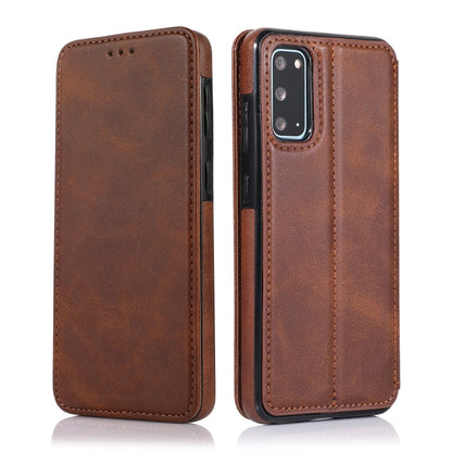 Knight Magnetic Suction Leather Phone Case, For Samsung Galaxy S22 5G, For Samsung Galaxy S22+ 5G, For Samsung Galaxy S22 Ultra 5G, For Samsung Galaxy S21 5G, For Samsung Galaxy S21+ 5G, For Samsung Galaxy S21 Ultra 5G, For Samsung Galaxy S20          ...