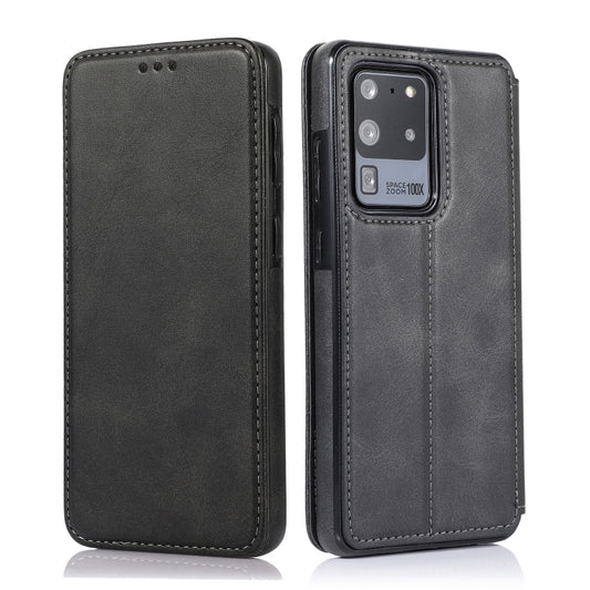 Knight Magnetic Suction Leather Phone Case, For Samsung Galaxy S20 Ultra, For Samsung Galaxy S10, For Samsung Galaxy S10+, For Samsung Galaxy S10e, For Samsung Galaxy Note10, For Samsung Galaxy Note10+