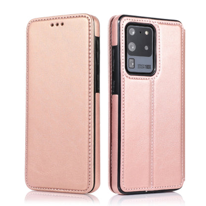 Knight Magnetic Suction Leather Phone Case, For Samsung Galaxy S20 Ultra, For Samsung Galaxy S10, For Samsung Galaxy S10+, For Samsung Galaxy S10e, For Samsung Galaxy Note10, For Samsung Galaxy Note10+