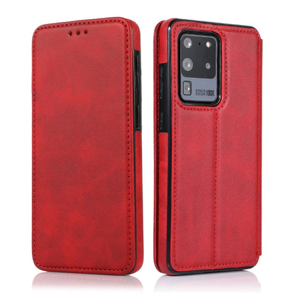 Knight Magnetic Suction Leather Phone Case, For Samsung Galaxy S20 Ultra, For Samsung Galaxy S10, For Samsung Galaxy S10+, For Samsung Galaxy S10e, For Samsung Galaxy Note10, For Samsung Galaxy Note10+