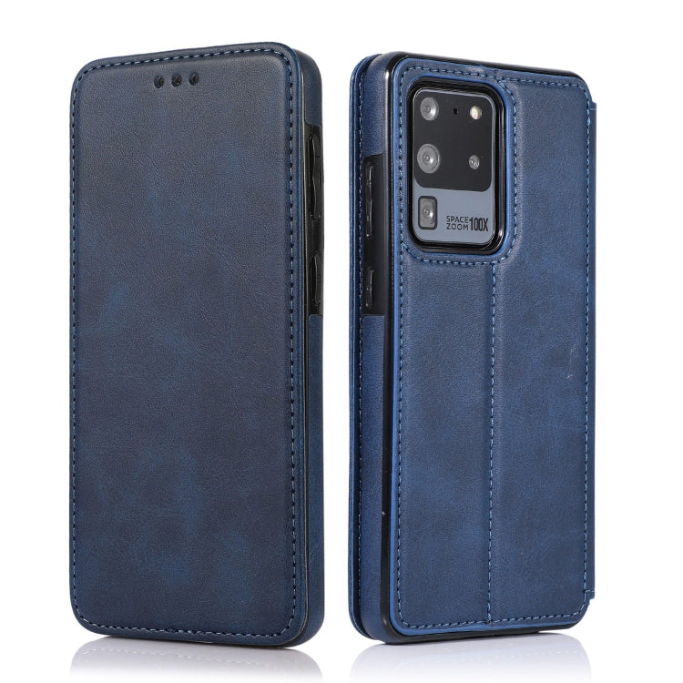 Knight Magnetic Suction Leather Phone Case, For Samsung Galaxy S20 Ultra, For Samsung Galaxy S10, For Samsung Galaxy S10+, For Samsung Galaxy S10e, For Samsung Galaxy Note10, For Samsung Galaxy Note10+