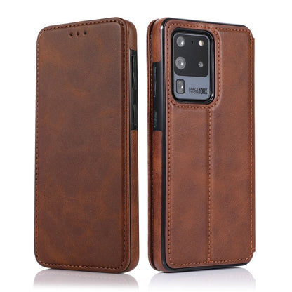 Knight Magnetic Suction Leather Phone Case, For Samsung Galaxy S20 Ultra, For Samsung Galaxy S10, For Samsung Galaxy S10+, For Samsung Galaxy S10e, For Samsung Galaxy Note10, For Samsung Galaxy Note10+