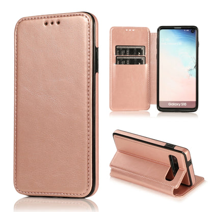 Knight Magnetic Suction Leather Phone Case, For Samsung Galaxy S20 Ultra, For Samsung Galaxy S10, For Samsung Galaxy S10+, For Samsung Galaxy S10e, For Samsung Galaxy Note10, For Samsung Galaxy Note10+