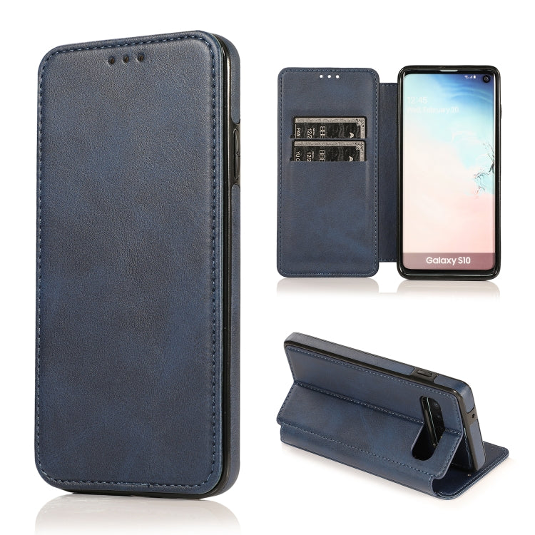Knight Magnetic Suction Leather Phone Case, For Samsung Galaxy S20 Ultra, For Samsung Galaxy S10, For Samsung Galaxy S10+, For Samsung Galaxy S10e, For Samsung Galaxy Note10, For Samsung Galaxy Note10+