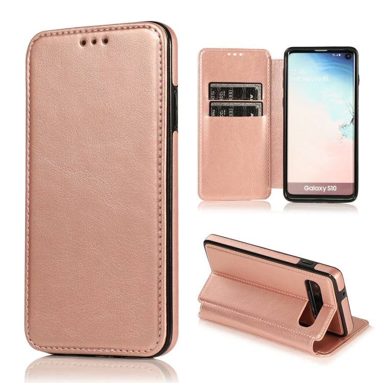 Knight Magnetic Suction Leather Phone Case, For Samsung Galaxy S20 Ultra, For Samsung Galaxy S10, For Samsung Galaxy S10+, For Samsung Galaxy S10e, For Samsung Galaxy Note10, For Samsung Galaxy Note10+