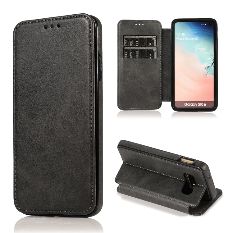 Knight Magnetic Suction Leather Phone Case, For Samsung Galaxy S20 Ultra, For Samsung Galaxy S10, For Samsung Galaxy S10+, For Samsung Galaxy S10e, For Samsung Galaxy Note10, For Samsung Galaxy Note10+
