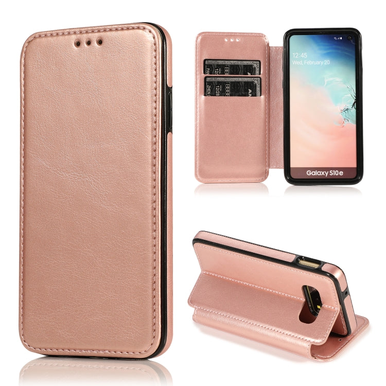 Knight Magnetic Suction Leather Phone Case, For Samsung Galaxy S20 Ultra, For Samsung Galaxy S10, For Samsung Galaxy S10+, For Samsung Galaxy S10e, For Samsung Galaxy Note10, For Samsung Galaxy Note10+