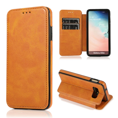 Knight Magnetic Suction Leather Phone Case, For Samsung Galaxy S20 Ultra, For Samsung Galaxy S10, For Samsung Galaxy S10+, For Samsung Galaxy S10e, For Samsung Galaxy Note10, For Samsung Galaxy Note10+