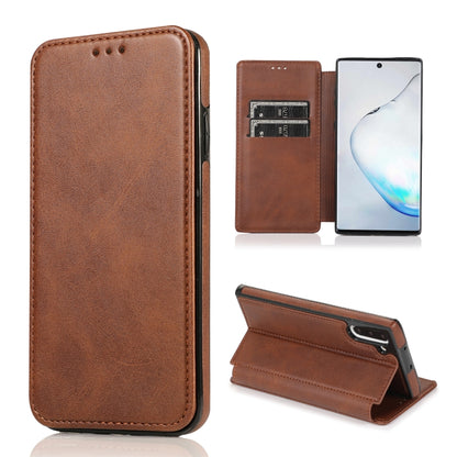 Knight Magnetic Suction Leather Phone Case, For Samsung Galaxy S20 Ultra, For Samsung Galaxy S10, For Samsung Galaxy S10+, For Samsung Galaxy S10e, For Samsung Galaxy Note10, For Samsung Galaxy Note10+