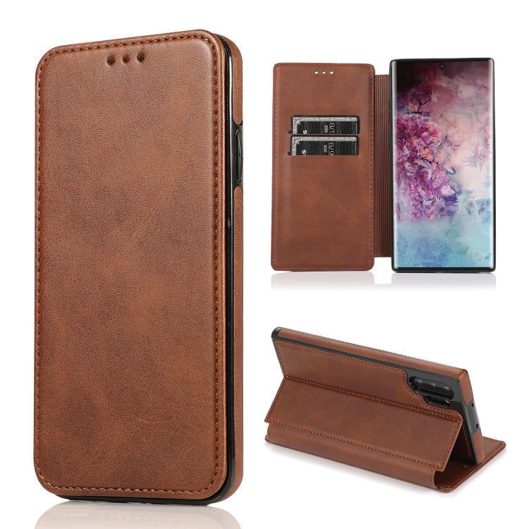 Knight Magnetic Suction Leather Phone Case, For Samsung Galaxy S20 Ultra, For Samsung Galaxy S10, For Samsung Galaxy S10+, For Samsung Galaxy S10e, For Samsung Galaxy Note10, For Samsung Galaxy Note10+