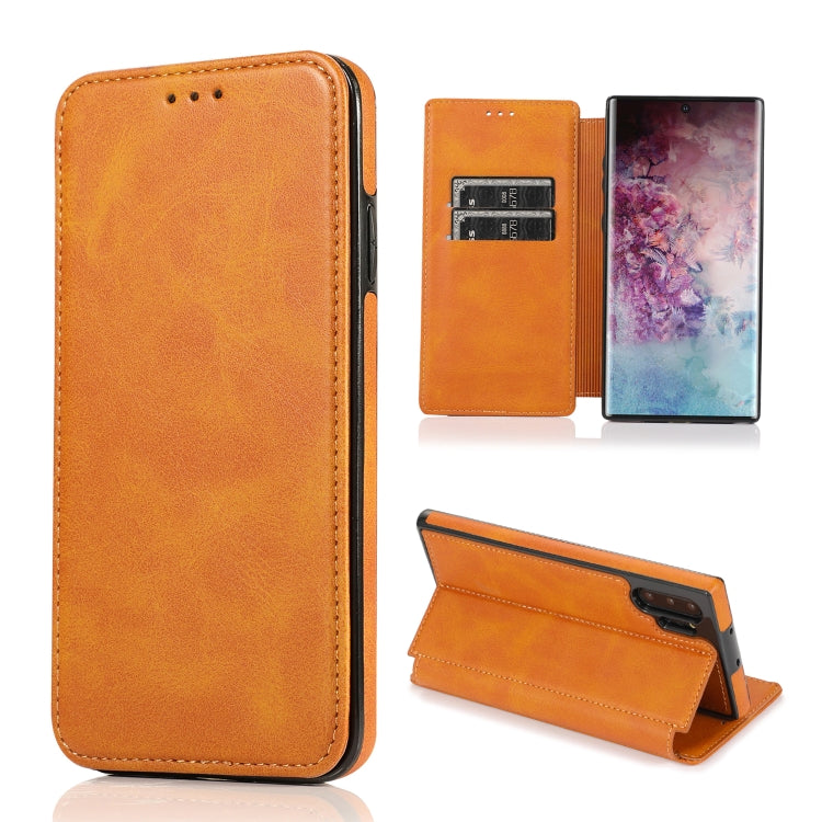 Knight Magnetic Suction Leather Phone Case, For Samsung Galaxy S20 Ultra, For Samsung Galaxy S10, For Samsung Galaxy S10+, For Samsung Galaxy S10e, For Samsung Galaxy Note10, For Samsung Galaxy Note10+