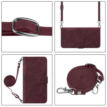 Crossbody 3D Embossed Flip Leather Phone Case, For OPPO Reno7 4G/F21 Pro, For Xiaomi Poco M4 Pro 4G, For Xiaomi Poco X4 Pro 5G, For Sony Xperia 1 IV, For Sony Xperia 10 IV, For Sony Xperia ACE III, For Xiaomi Redmi 10A, For Samsung Galaxy M33 5G Global
