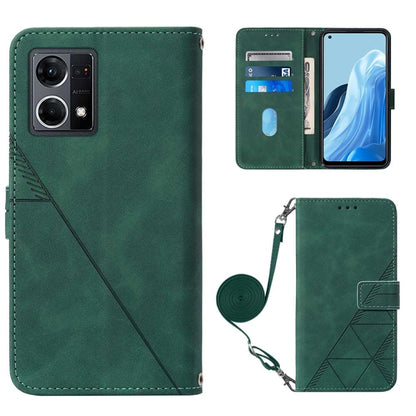 Crossbody 3D Embossed Flip Leather Phone Case, For OPPO Reno7 4G/F21 Pro, For Xiaomi Poco M4 Pro 4G, For Xiaomi Poco X4 Pro 5G, For Sony Xperia 1 IV, For Sony Xperia 10 IV, For Sony Xperia ACE III, For Xiaomi Redmi 10A, For Samsung Galaxy M33 5G Global
