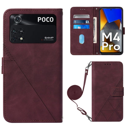 Crossbody 3D Embossed Flip Leather Phone Case, For OPPO Reno7 4G/F21 Pro, For Xiaomi Poco M4 Pro 4G, For Xiaomi Poco X4 Pro 5G, For Sony Xperia 1 IV, For Sony Xperia 10 IV, For Sony Xperia ACE III, For Xiaomi Redmi 10A, For Samsung Galaxy M33 5G Global
