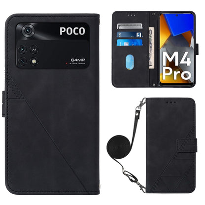 Crossbody 3D Embossed Flip Leather Phone Case, For OPPO Reno7 4G/F21 Pro, For Xiaomi Poco M4 Pro 4G, For Xiaomi Poco X4 Pro 5G, For Sony Xperia 1 IV, For Sony Xperia 10 IV, For Sony Xperia ACE III, For Xiaomi Redmi 10A, For Samsung Galaxy M33 5G Global