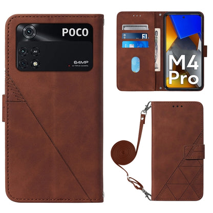 Crossbody 3D Embossed Flip Leather Phone Case, For OPPO Reno7 4G/F21 Pro, For Xiaomi Poco M4 Pro 4G, For Xiaomi Poco X4 Pro 5G, For Sony Xperia 1 IV, For Sony Xperia 10 IV, For Sony Xperia ACE III, For Xiaomi Redmi 10A, For Samsung Galaxy M33 5G Global