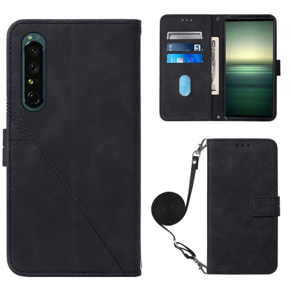 Crossbody 3D Embossed Flip Leather Phone Case, For OPPO Reno7 4G/F21 Pro, For Xiaomi Poco M4 Pro 4G, For Xiaomi Poco X4 Pro 5G, For Sony Xperia 1 IV, For Sony Xperia 10 IV, For Sony Xperia ACE III, For Xiaomi Redmi 10A, For Samsung Galaxy M33 5G Global