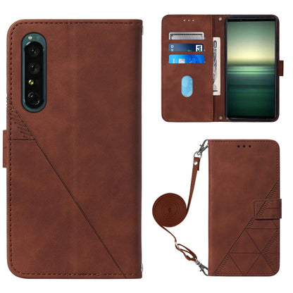 Crossbody 3D Embossed Flip Leather Phone Case, For OPPO Reno7 4G/F21 Pro, For Xiaomi Poco M4 Pro 4G, For Xiaomi Poco X4 Pro 5G, For Sony Xperia 1 IV, For Sony Xperia 10 IV, For Sony Xperia ACE III, For Xiaomi Redmi 10A, For Samsung Galaxy M33 5G Global