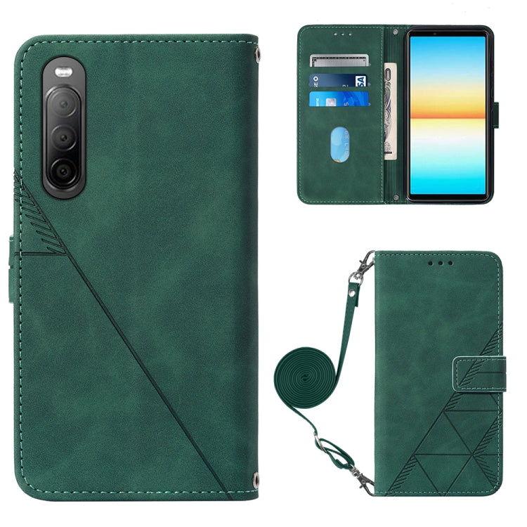 Crossbody 3D Embossed Flip Leather Phone Case, For OPPO Reno7 4G/F21 Pro, For Xiaomi Poco M4 Pro 4G, For Xiaomi Poco X4 Pro 5G, For Sony Xperia 1 IV, For Sony Xperia 10 IV, For Sony Xperia ACE III, For Xiaomi Redmi 10A, For Samsung Galaxy M33 5G Global
