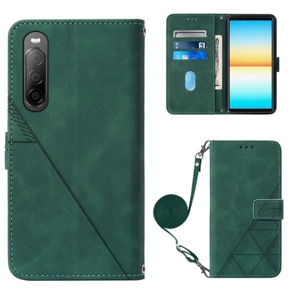 Crossbody 3D Embossed Flip Leather Phone Case, For OPPO Reno7 4G/F21 Pro, For Xiaomi Poco M4 Pro 4G, For Xiaomi Poco X4 Pro 5G, For Sony Xperia 1 IV, For Sony Xperia 10 IV, For Sony Xperia ACE III, For Xiaomi Redmi 10A, For Samsung Galaxy M33 5G Global