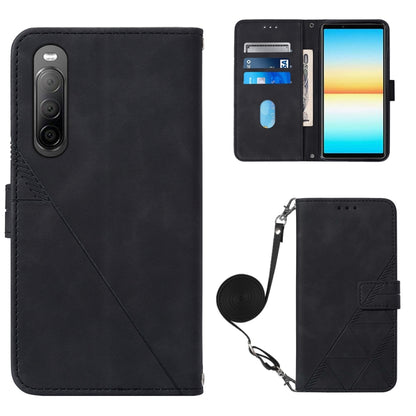 Crossbody 3D Embossed Flip Leather Phone Case, For OPPO Reno7 4G/F21 Pro, For Xiaomi Poco M4 Pro 4G, For Xiaomi Poco X4 Pro 5G, For Sony Xperia 1 IV, For Sony Xperia 10 IV, For Sony Xperia ACE III, For Xiaomi Redmi 10A, For Samsung Galaxy M33 5G Global