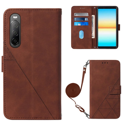 Crossbody 3D Embossed Flip Leather Phone Case, For OPPO Reno7 4G/F21 Pro, For Xiaomi Poco M4 Pro 4G, For Xiaomi Poco X4 Pro 5G, For Sony Xperia 1 IV, For Sony Xperia 10 IV, For Sony Xperia ACE III, For Xiaomi Redmi 10A, For Samsung Galaxy M33 5G Global