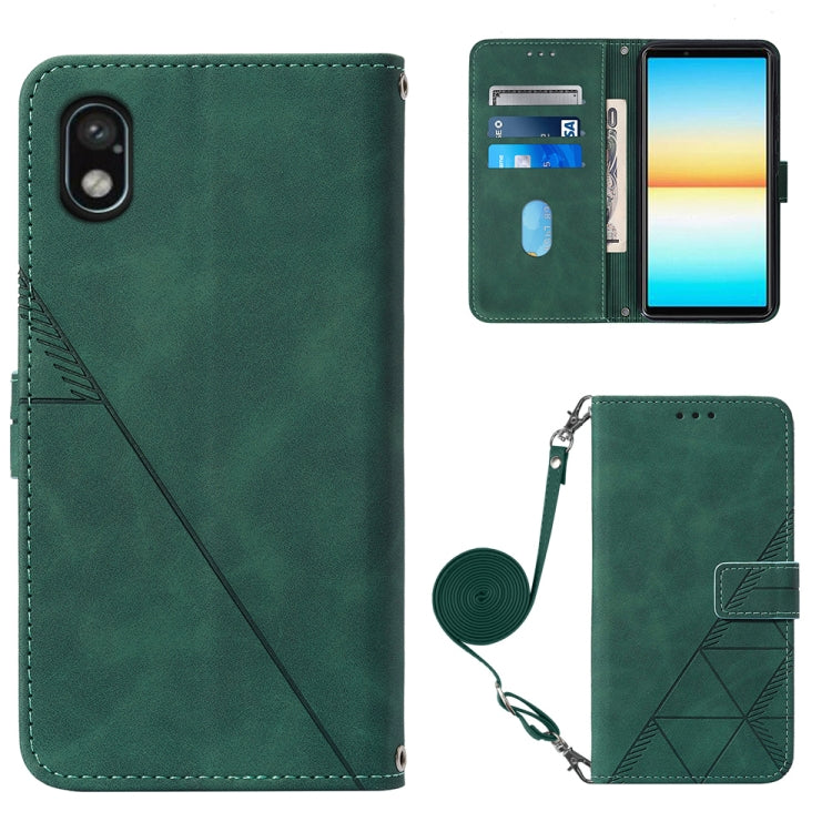 Crossbody 3D Embossed Flip Leather Phone Case, For OPPO Reno7 4G/F21 Pro, For Xiaomi Poco M4 Pro 4G, For Xiaomi Poco X4 Pro 5G, For Sony Xperia 1 IV, For Sony Xperia 10 IV, For Sony Xperia ACE III, For Xiaomi Redmi 10A, For Samsung Galaxy M33 5G Global