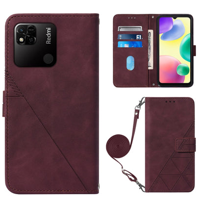 Crossbody 3D Embossed Flip Leather Phone Case, For OPPO Reno7 4G/F21 Pro, For Xiaomi Poco M4 Pro 4G, For Xiaomi Poco X4 Pro 5G, For Sony Xperia 1 IV, For Sony Xperia 10 IV, For Sony Xperia ACE III, For Xiaomi Redmi 10A, For Samsung Galaxy M33 5G Global