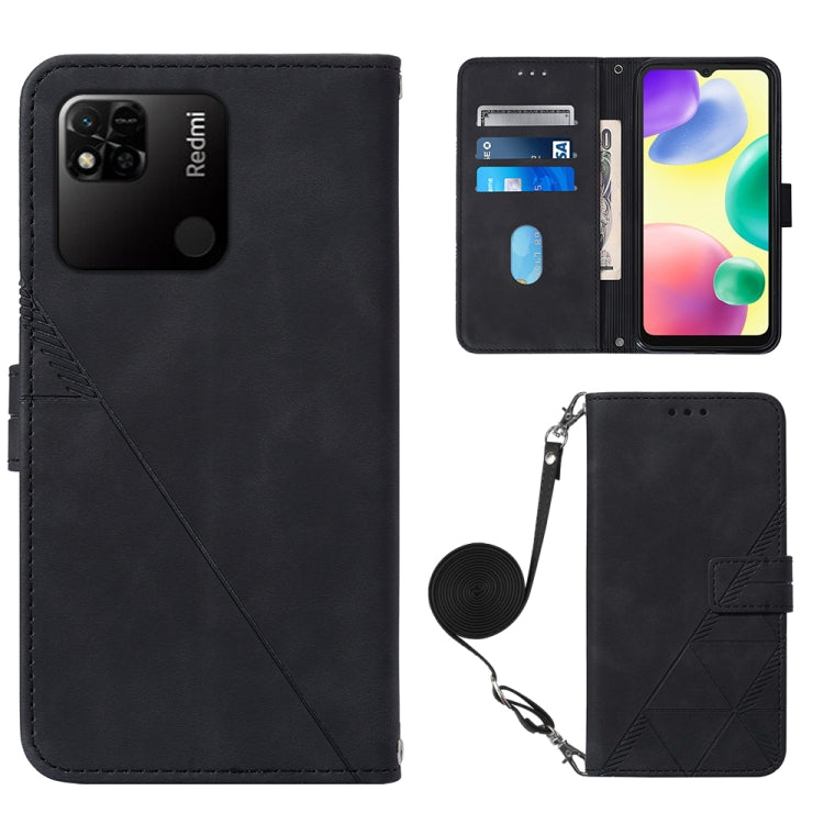 Crossbody 3D Embossed Flip Leather Phone Case, For OPPO Reno7 4G/F21 Pro, For Xiaomi Poco M4 Pro 4G, For Xiaomi Poco X4 Pro 5G, For Sony Xperia 1 IV, For Sony Xperia 10 IV, For Sony Xperia ACE III, For Xiaomi Redmi 10A, For Samsung Galaxy M33 5G Global