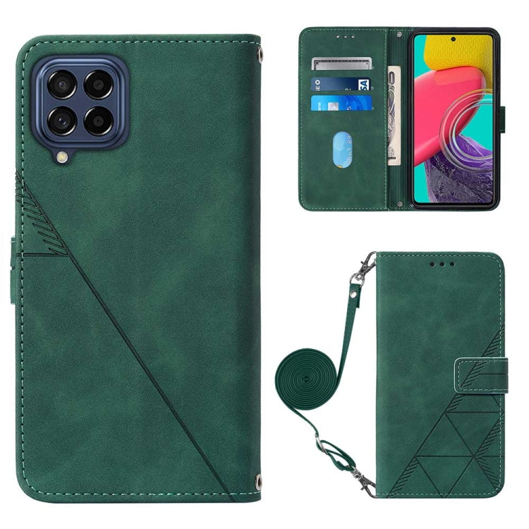Crossbody 3D Embossed Flip Leather Phone Case, For OPPO Reno7 4G/F21 Pro, For Xiaomi Poco M4 Pro 4G, For Xiaomi Poco X4 Pro 5G, For Sony Xperia 1 IV, For Sony Xperia 10 IV, For Sony Xperia ACE III, For Xiaomi Redmi 10A, For Samsung Galaxy M33 5G Global