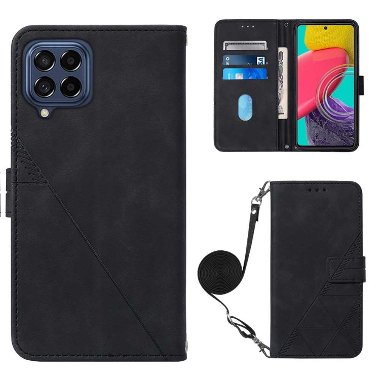Crossbody 3D Embossed Flip Leather Phone Case, For OPPO Reno7 4G/F21 Pro, For Xiaomi Poco M4 Pro 4G, For Xiaomi Poco X4 Pro 5G, For Sony Xperia 1 IV, For Sony Xperia 10 IV, For Sony Xperia ACE III, For Xiaomi Redmi 10A, For Samsung Galaxy M33 5G Global