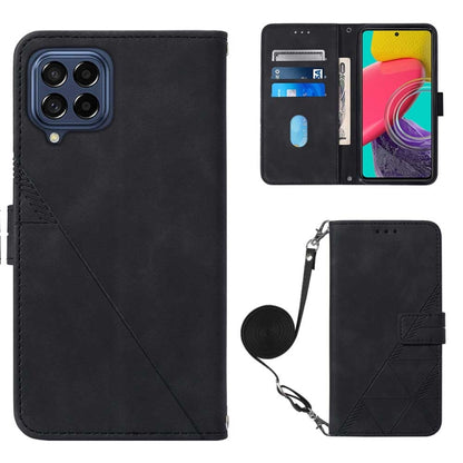 Crossbody 3D Embossed Flip Leather Phone Case, For OPPO Reno7 4G/F21 Pro, For Xiaomi Poco M4 Pro 4G, For Xiaomi Poco X4 Pro 5G, For Sony Xperia 1 IV, For Sony Xperia 10 IV, For Sony Xperia ACE III, For Xiaomi Redmi 10A, For Samsung Galaxy M33 5G Global