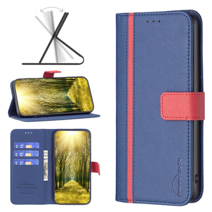 BF13 Color Matching Cross Texture Leather Phone Case, For iPhone SE 2022 / 2020 / 8 / 7, For iPhone 8 Plus / 7 Plus