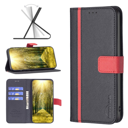 BF13 Color Matching Cross Texture Leather Phone Case, For iPhone SE 2022 / 2020 / 8 / 7, For iPhone 8 Plus / 7 Plus