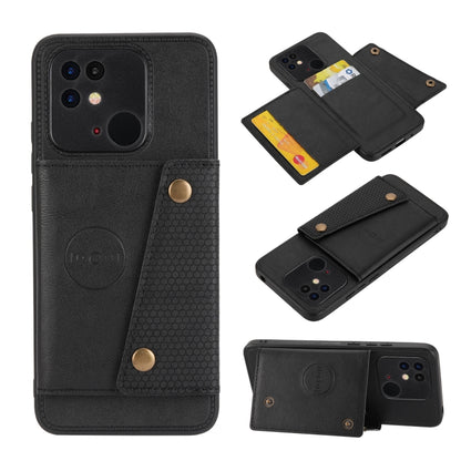 Double Buckle PU + TPU Shockproof Magnetic Phone Case, For Xiaomi Redmi 10C, For Xiaomi Redmi Note 11 5G Chinese, For Xiaomi Redmi Note 11E, For Xiaomi Redmi 10, For Xiaomi Poco M4 Pro 4G, For Xiaomi Poco X4 Pro, For Xiaomi 12, For Xiaomi 12 Pro       ...