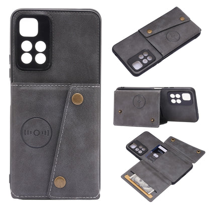 Double Buckle PU + TPU Shockproof Magnetic Phone Case, For Xiaomi Redmi 10C, For Xiaomi Redmi Note 11 5G Chinese, For Xiaomi Redmi Note 11E, For Xiaomi Redmi 10, For Xiaomi Poco M4 Pro 4G, For Xiaomi Poco X4 Pro, For Xiaomi 12, For Xiaomi 12 Pro       ...