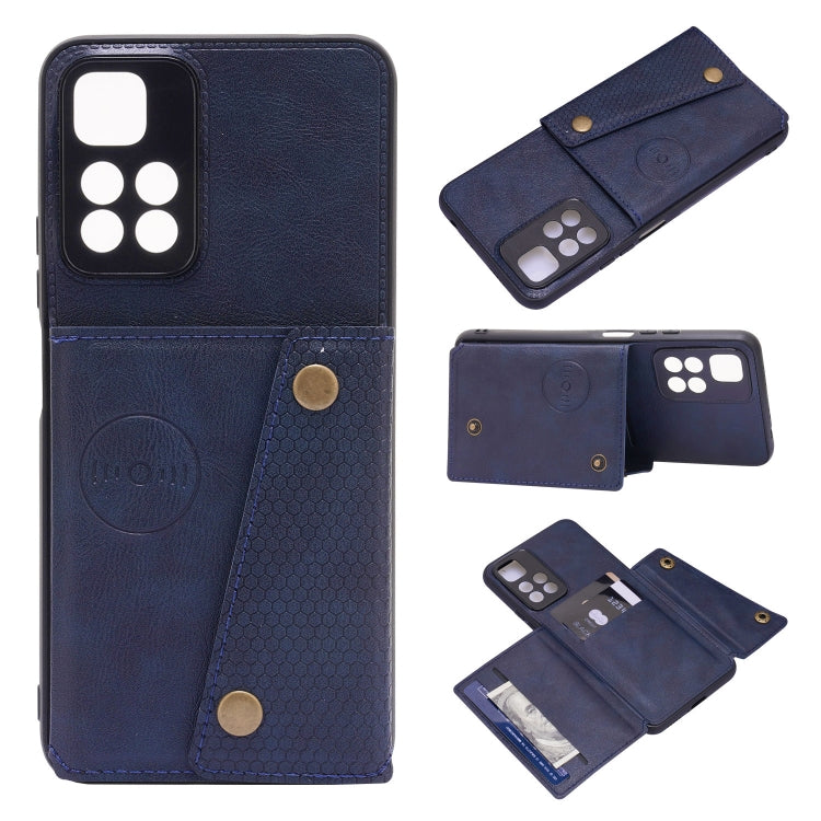 Double Buckle PU + TPU Shockproof Magnetic Phone Case, For Xiaomi Redmi 10C, For Xiaomi Redmi Note 11 5G Chinese, For Xiaomi Redmi Note 11E, For Xiaomi Redmi 10, For Xiaomi Poco M4 Pro 4G, For Xiaomi Poco X4 Pro, For Xiaomi 12, For Xiaomi 12 Pro       ...