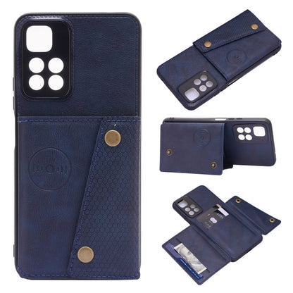 Double Buckle PU + TPU Shockproof Magnetic Phone Case, For Xiaomi Redmi 10C, For Xiaomi Redmi Note 11 5G Chinese, For Xiaomi Redmi Note 11E, For Xiaomi Redmi 10, For Xiaomi Poco M4 Pro 4G, For Xiaomi Poco X4 Pro, For Xiaomi 12, For Xiaomi 12 Pro       ...