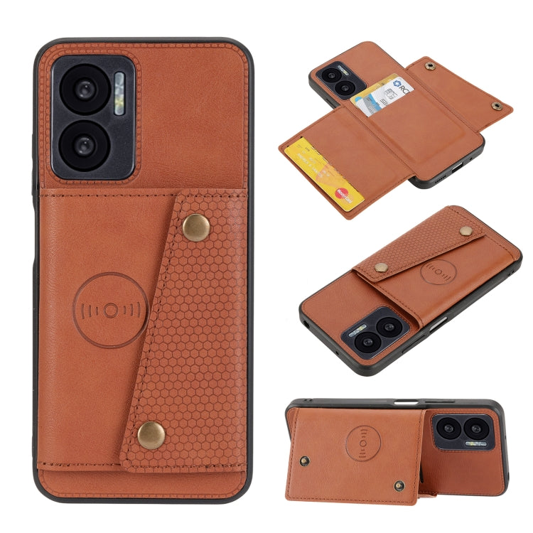 Double Buckle PU + TPU Shockproof Magnetic Phone Case, For Xiaomi Redmi 10C, For Xiaomi Redmi Note 11 5G Chinese, For Xiaomi Redmi Note 11E, For Xiaomi Redmi 10, For Xiaomi Poco M4 Pro 4G, For Xiaomi Poco X4 Pro, For Xiaomi 12, For Xiaomi 12 Pro       ...