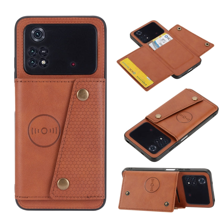 Double Buckle PU + TPU Shockproof Magnetic Phone Case, For Xiaomi Redmi 10C, For Xiaomi Redmi Note 11 5G Chinese, For Xiaomi Redmi Note 11E, For Xiaomi Redmi 10, For Xiaomi Poco M4 Pro 4G, For Xiaomi Poco X4 Pro, For Xiaomi 12, For Xiaomi 12 Pro       ...