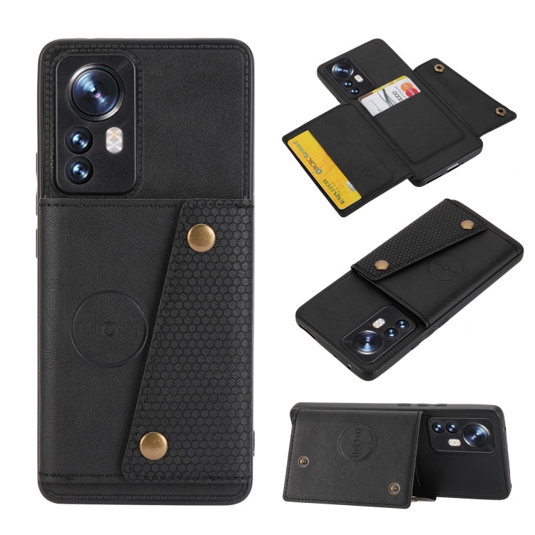 Double Buckle PU + TPU Shockproof Magnetic Phone Case, For Xiaomi Redmi 10C, For Xiaomi Redmi Note 11 5G Chinese, For Xiaomi Redmi Note 11E, For Xiaomi Redmi 10, For Xiaomi Poco M4 Pro 4G, For Xiaomi Poco X4 Pro, For Xiaomi 12, For Xiaomi 12 Pro       ...