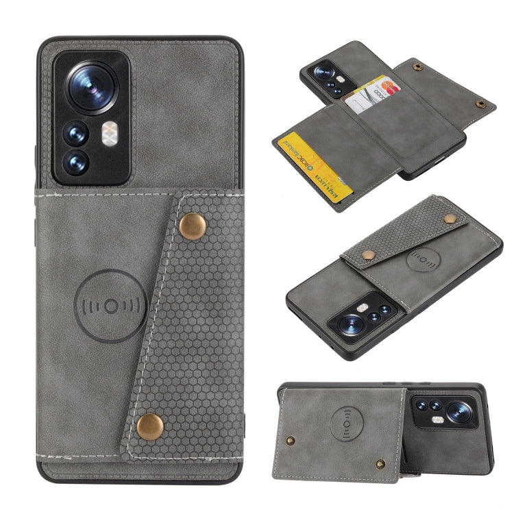 Double Buckle PU + TPU Shockproof Magnetic Phone Case, For Xiaomi Redmi 10C, For Xiaomi Redmi Note 11 5G Chinese, For Xiaomi Redmi Note 11E, For Xiaomi Redmi 10, For Xiaomi Poco M4 Pro 4G, For Xiaomi Poco X4 Pro, For Xiaomi 12, For Xiaomi 12 Pro       ...