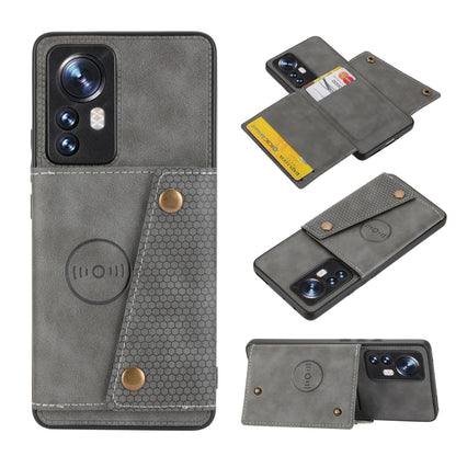 Double Buckle PU + TPU Shockproof Magnetic Phone Case, For Xiaomi Redmi 10C, For Xiaomi Redmi Note 11 5G Chinese, For Xiaomi Redmi Note 11E, For Xiaomi Redmi 10, For Xiaomi Poco M4 Pro 4G, For Xiaomi Poco X4 Pro, For Xiaomi 12, For Xiaomi 12 Pro       ...