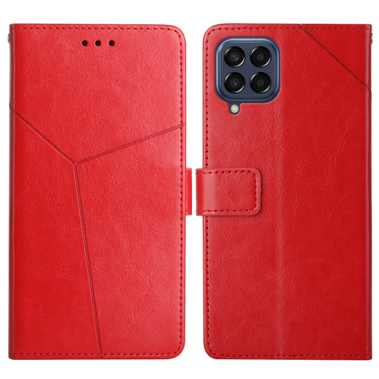 Y Stitching Horizontal Flip Leather Phone Case, For OPPO Realme 9 Pro+/Realme 9 4G, For Samsung Galaxy Xcover6 Pro, For Samsung Galaxy M33, For Samsung Galaxy M53, For Sharp Aquos R7, For Xiaomi Poco F4 GT