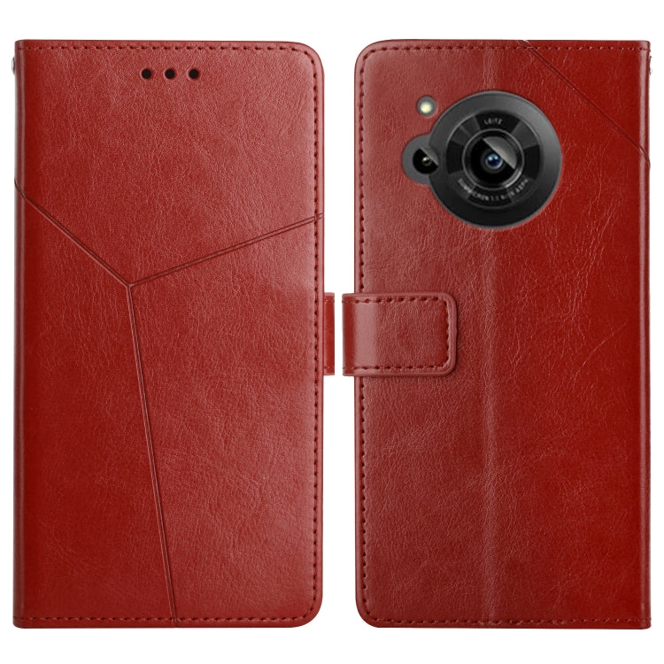 Y Stitching Horizontal Flip Leather Phone Case, For OPPO Realme 9 Pro+/Realme 9 4G, For Samsung Galaxy Xcover6 Pro, For Samsung Galaxy M33, For Samsung Galaxy M53, For Sharp Aquos R7, For Xiaomi Poco F4 GT